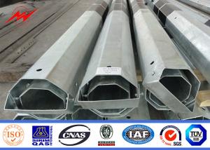 Quality 11.9M 8kn Three Sections Metal Utility Pole Galvanized Multifunction Ladder Top wholesale