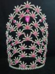 Spring pink flowers for Easter pageant crowns buy flowers crowns lovely girls