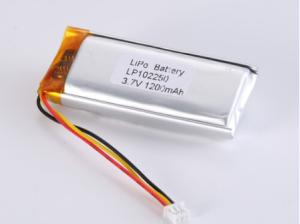 Quality LP102250 3.7V 1200mah li ion battery manufacturers Curved Design Lithium Polymer Battery with High Discharge Rate and Chemical Composition Lithium wholesale