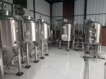 200 L Beer Brewing Equipment Beer Mash System With Direct Fire Heating