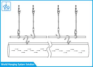 Quality Slide Track Suspension HVAC Hanging Kit Custom Length SGS Certificated wholesale