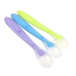 2018 Top Sale 100% Food Grade Silicone Baby Spoon Feeding Spoon Spoon Set