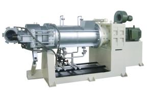 Quality 110KW Single Screw Strainer Extruder For PVC with Double Die head wholesale