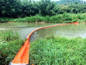 Quality Strong Tensile Silt Curtain With Anti Corrosion Chains For Oil Spill Containment wholesale