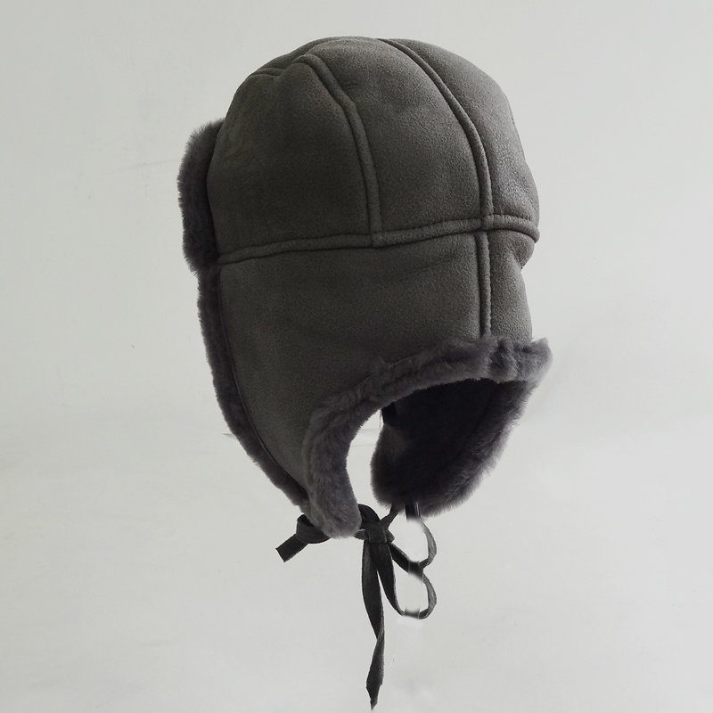 Wholesale Winter Hat for Women Custom Trapper Hat with Earflaps Fur Trim