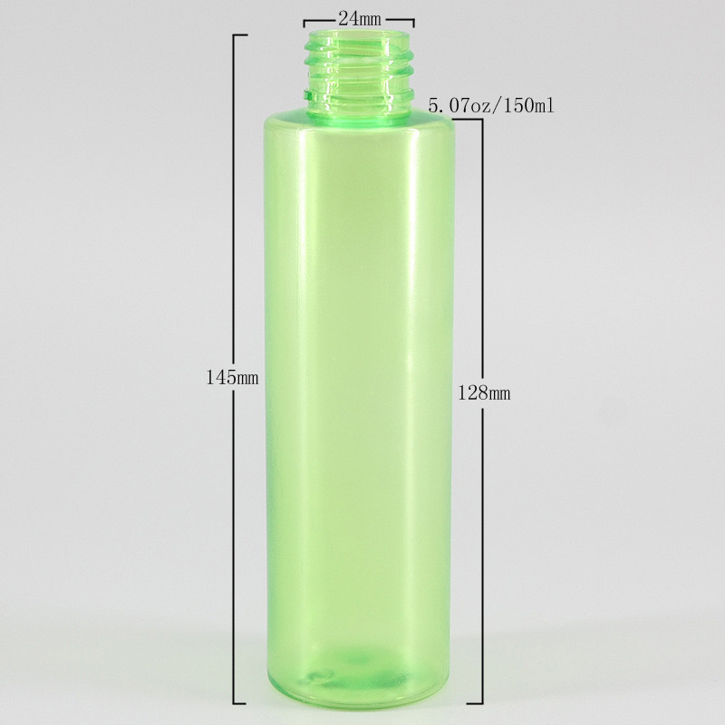 Green 24mm 100ml Biodegradable Water Bottles