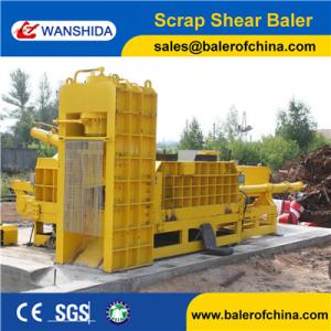 Quality China Wanshida Scrap Metal Shearing Baler Machine export to Russia wholesale