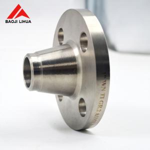 China Polished Slip On Titanium Pipe Flange ASME B16.5 Gr F2 F5 on sale