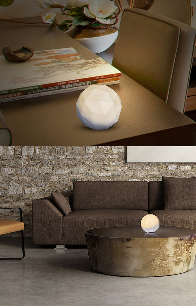 Childrens Night Light Voice Controlled Diamond Lamp With 1200mAh Rechargeable Battery