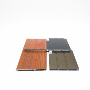 Quality Aluminum Profile For Gates In Uruguay Mexico Temper T5 Various Wood Colors wholesale