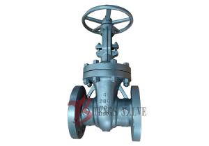 China 300LB Api 600 Flanged Gate Valve Cast Steel A216 WCB Metal Seated Industrial Valves DN100 on sale