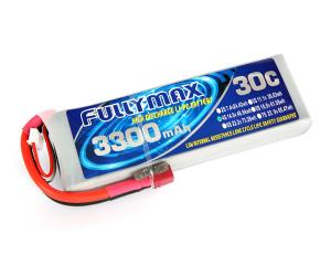 Quality FULLYMAX LiPo Battery Pack 30C 3300mAh 4S 14.8V with T Plug for RC cars RC aircraft RC Heli wholesale