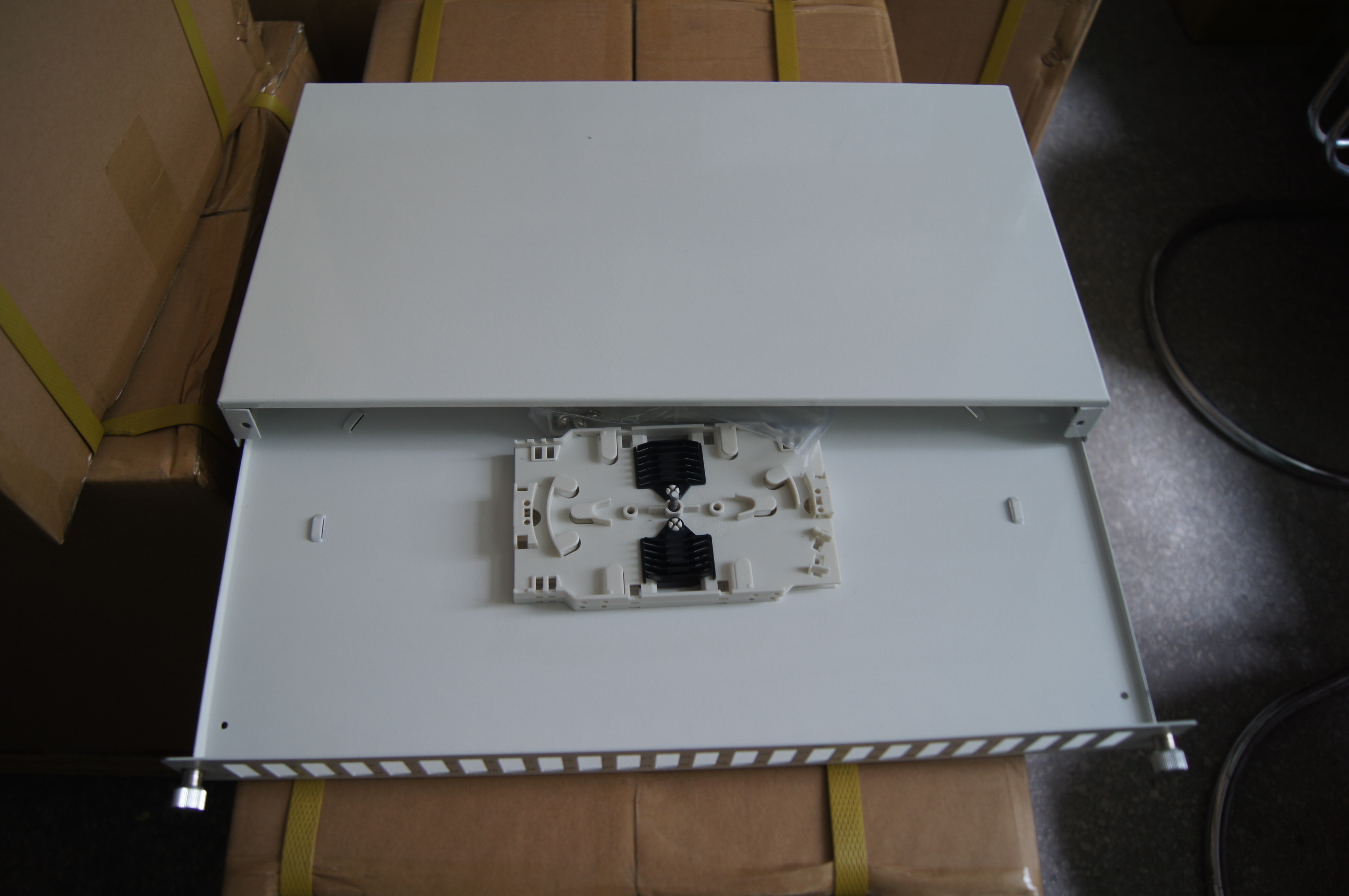 19inch 24cores Rack Mount Patch Panel FTTX Steel 1u ODF