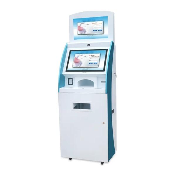 Free Standing Touch Screen Payment Kiosk 22 Inch Capacitive Self Service Kiosk