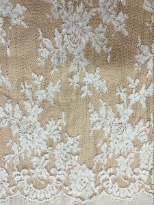 Quality Jacquard Cord Lace Fabric for Wedding Bridal Dress wholesale