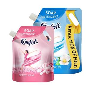 Quality 500ml Liquid Packaging Bag Wholesale Stand Up Pouch With Spout Packaging wholesale