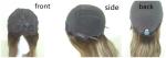 14 Inches European Virgin Hair Jewish Wigs Natural Color Natural Straight Big