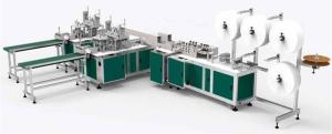 Quality 100 Pcs / Min Mask Making Equipment , Durable 11.5KW Non Woven Mask Machine wholesale