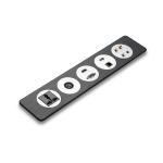 Hospital Recessed Mounted Desktop Plug Sockets 1 Outlets 220V