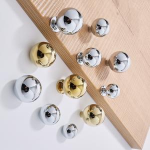 Quality Minimalist Brass Dresser Knob Drawer Handle Kitchen Gold 30mm Drawer Knobs wholesale