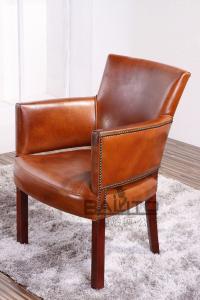 Quality luxury antique leather hotel arm chair furniture,#2047 wholesale