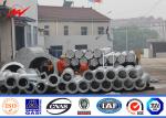 Bitumen Transmission Line 69kv Galvanized Steel Pole