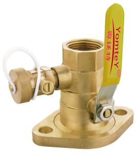 Quality YomteY Brass Rotating Flanged Ball Valve wholesale