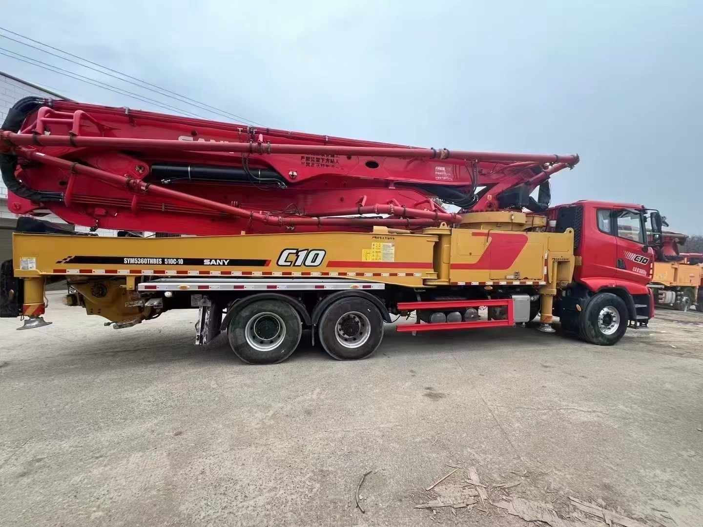 2021 Model Used Concrete Pump 51 Meters Benz Chassis Sany 1300 Working Hours