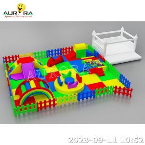 Quality Kids Carnival Colors Pastel Foam Indoor Soft Play Equipment Customized Color wholesale
