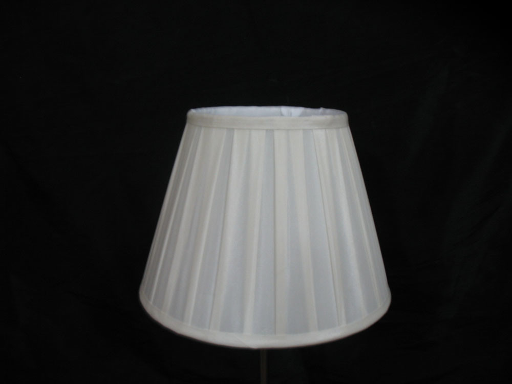 Empire Box Pleated Lamp Shade For Table And Floor Lamps silk and faux silk fabric
