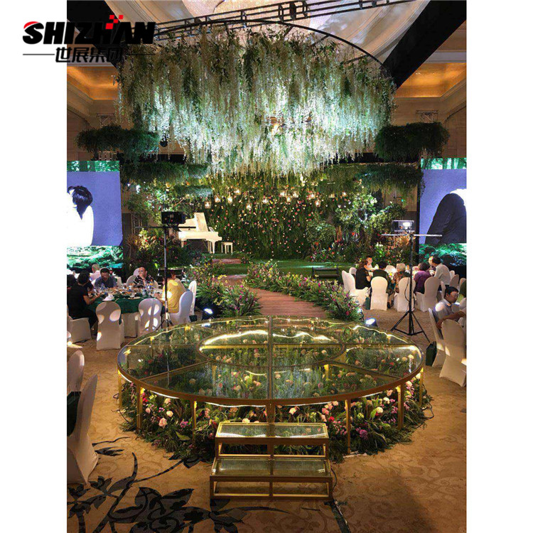 Outdoor Indoor Fashion Show Wedding Aluminum Stage Platform Acrylic Event