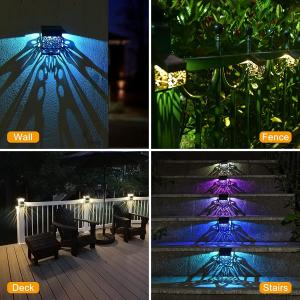 Quality IP65 outdoor solar landscape lights for wall garden waterproof LED light wholesale