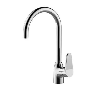 Quality Contemporary Polished Chrome Kitchen Faucets Brass Grifos De Cocina wholesale