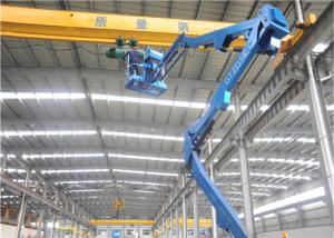 Quality Flexible Moving Electric Articulating Boom Lift Smooth Lifting Convenient Operation wholesale