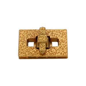 Quality Corrosion Decoration Twist Handbag Lock Hardware Matte Gold Surface wholesale