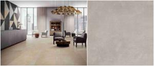 Quality Cream Beige Kitchen Floor And Wall Tiles Marble Cement Mix Look Style wholesale