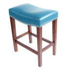 American Style Dining Chair Sets 10kgs blue leather barstool