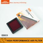 Black And Red High Performance Air Filter For Mitsubishi ES8818