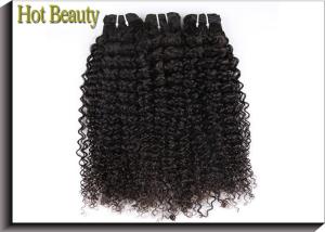 Quality 100G Cambodian Virgin Hair / Virgin Malaysian Hair Bundles Kinky Curl For Black Women wholesale