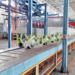 Sa2.5 Hanging Chain Catenary Shot Blasting Equipment For Brakes Cleaning