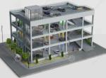 0.75m/s Building Parking Vehicle Elevator Lift ICP AC VVVF Traction