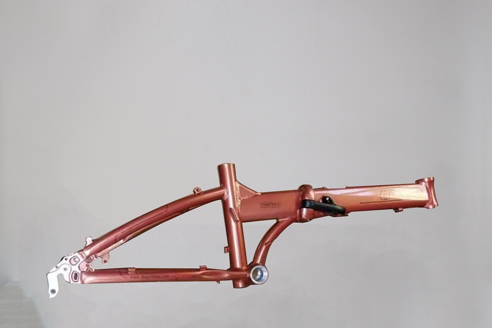 customized Yes 2900g Crius Custom 20 inch Aluminium Frame Folding Bike Bicycle Frame