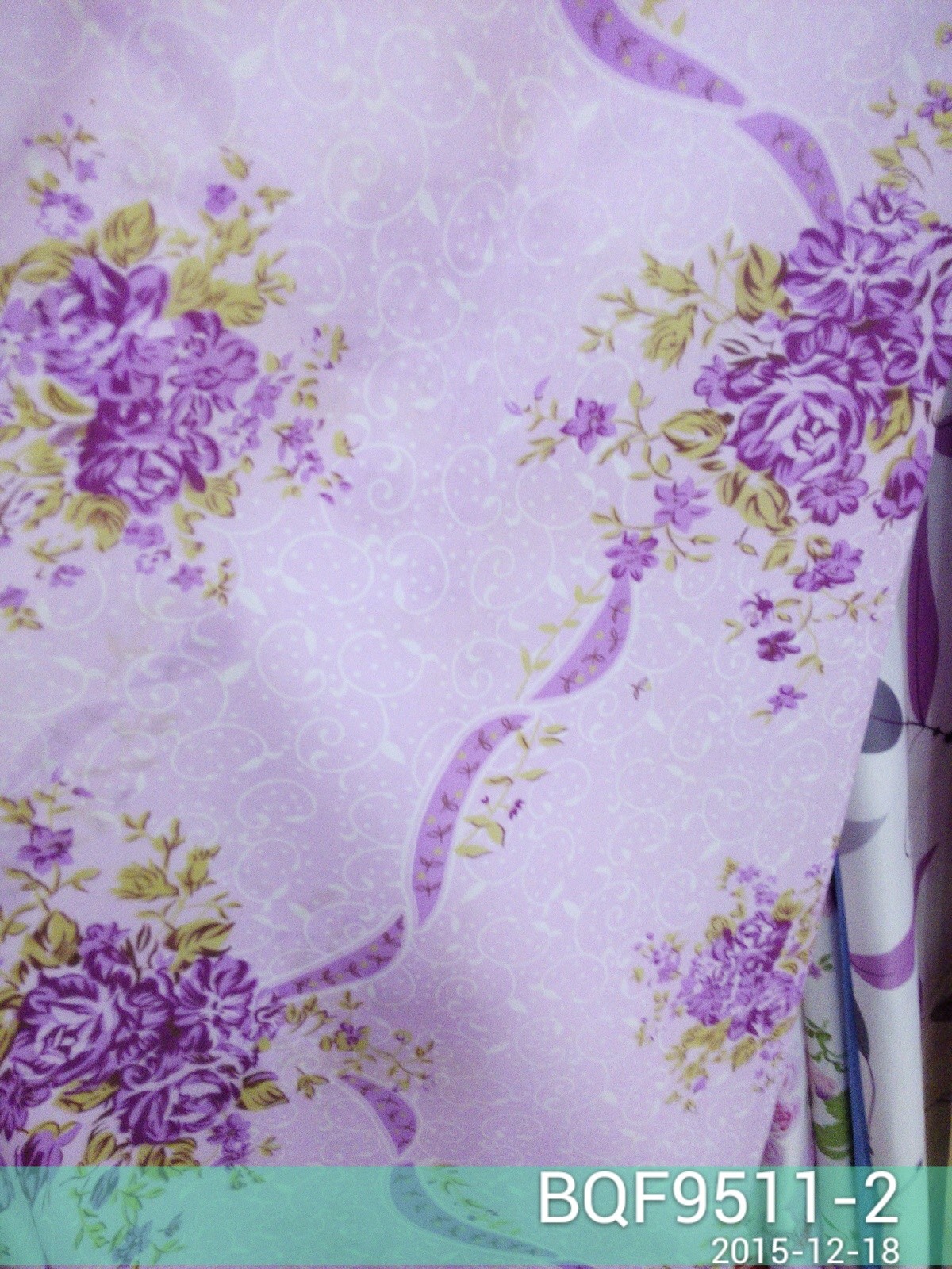 Anti Tear Mattress Ticking Fabric , 50g/M2 Polyester Woven Fabric