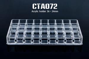 Quality Acrylic Bottle Holder Tattoo Accessories Plastic Lipstick Display Nail Polish Holder wholesale