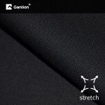 Black Cotton Polyester polyolefine fiber Stretched Workwear Fabric 235GSM Full