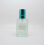40ml wholesal colorful perfume glass bottle with crimp pump