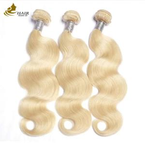 Quality Brazilian Human Hair Body Wave Ombre Color 613 Remy Human Hair Extensions wholesale