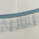 Handmade fashionable chain beads lace tassels fringes for curtain/sofa/pillow