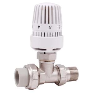 Quality automatic brass temperature control valve straight with PPR wholesale