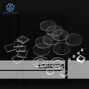 Quality Thin Clear Display Cover Glass Small Size Square Round Shaped wholesale